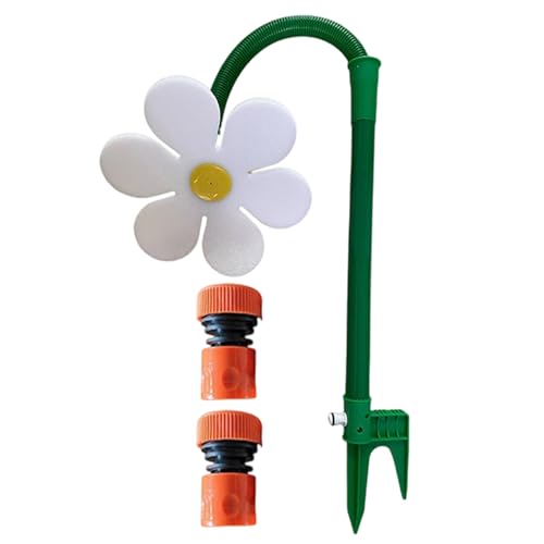 Crazy Daisy Sprinkler, 360 ° rotierende tanzende Blütenwassersprinkler, lustiges Bewässerungsinstrument, Mehrzweck, schnell zu richten, 76 cm, für Gartenwässerung Kinder Crazy Daisy Sprinkler, 360 ° rotierende tanzende Blütenwassersprinkler, lustiges Bewässerungsinstrument, Mehrzweck, schnell zu richten, 76 cm, für Gartenwässerung Kinder von Lpsdssre