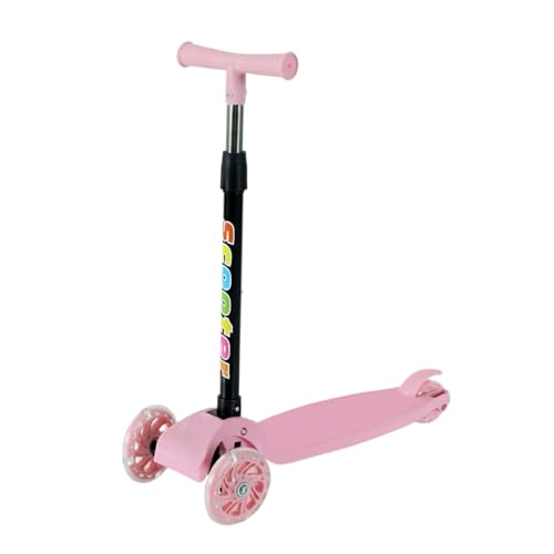 Faltbare Kinder mit dreinem blinkendem Fahrrad, Faltbarer Roller, Kinder 3-Rad-Roller, Verstellbarer Lenker, Leicht, blau, rosa, für und Mädchen Faltbare Kinder mit dreinem blinkendem Fahrrad, Faltbarer Roller, Kinder 3-Rad-Roller, Verstellbarer Lenker, Leicht, blau, rosa, für und Mädchen von Lpsdssre