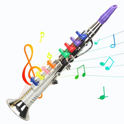 Kinder Saxophonspielzeug, pädagogisches Musikspielzeug, lustige Saxophongeräusche, farbenfrohe Schlüssel, tragbare und leichte 8x8.5x38cm/3.15x3.35x14,96 Zoll für musikalische Unterricht Kinder Saxophonspielzeug, pädagogisches Musikspielzeug, lustige Saxophongeräusche, farbenfrohe Schlüssel, tragbare und leichte 8x8.5x38cm/3.15x3.35x14,96 Zoll für musikalische Unterricht von Lpsdssre