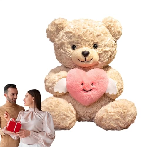 Lpsdssre Bärenplüsch, Valentines Stofftiere,Süße weiche Valentines Plüsch Bär umarmen Herz - 9.84in Stofftierpuppen Spielzeugwurf Kissen für Frauen Freundin Jubiläen Geburtstage Lpsdssre Bärenplüsch, Valentines Stofftiere,Süße weiche Valentines Plüsch Bär umarmen Herz - 9.84in Stofftierpuppen Spielzeugwurf Kissen für Frauen Freundin Jubiläen Geburtstage von Lpsdssre