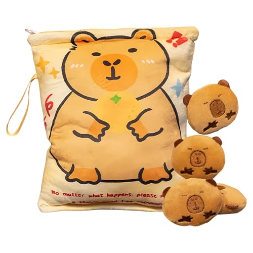 Lpsdssre Capybara Snack Pack, Plüsch-Snack-Tasche, süße Süßigkeitentasche, tragbar, leicht zu tragen, leicht zu reinigen, 18 x 20 cm, für und Mädchen Lpsdssre Capybara Snack Pack, Plüsch-Snack-Tasche, süße Süßigkeitentasche, tragbar, leicht zu tragen, leicht zu reinigen, 18 x 20 cm, für und Mädchen von Lpsdssre