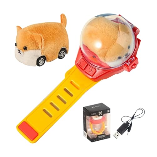 Lpsdssre Ferngesteuertes Handgelenkauto, Rennuhr-Autospielzeug, Sehen Sie sich USB-Lade-Rennwagen mit Fernbedienung und Spielauto an, Kleines Autospielzeug, 2,4 GHz, Plüschhund, elektrisches Spielzeug Lpsdssre Ferngesteuertes Handgelenkauto, Rennuhr-Autospielzeug, Sehen Sie sich USB-Lade-Rennwagen mit Fernbedienung und Spielauto an, Kleines Autospielzeug, 2,4 GHz, Plüschhund, elektrisches Spielzeug von Lpsdssre