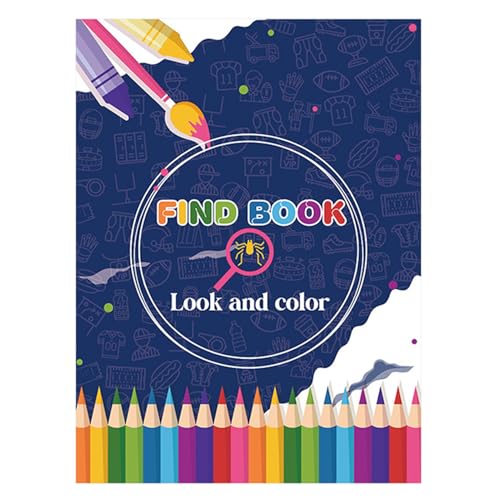 Lpsdssre Finden Sie Buch, Cartoon-Malbuch, Fun Cartoon Look Und Finden Sie Malaktivität, Anfängerfreundlichkeit, Tragbar Und Kompakt, Premium-Qualität, Lernaktivität, 21x28,5 cm, Für Kinder Lpsdssre Finden Sie Buch, Cartoon-Malbuch, Fun Cartoon Look Und Finden Sie Malaktivität, Anfängerfreundlichkeit, Tragbar Und Kompakt, Premium-Qualität, Lernaktivität, 21x28,5 cm, Für Kinder von Lpsdssre