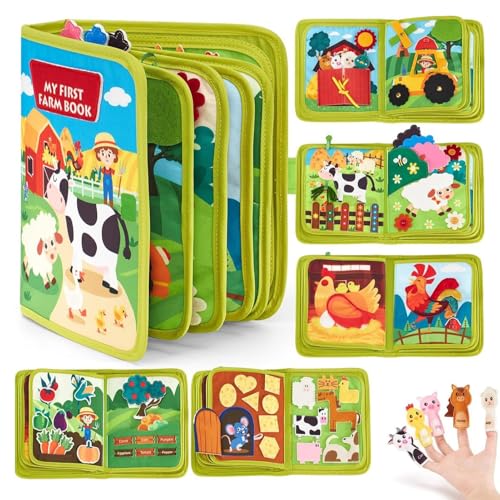 Lpsdssre Geschäftige BO-Mardenspielzeug, Reisespielzeug, Farm-Aktivitätsbuch, Aktivitäten zum Thema Farm, tragbare und leichte, interaktive und lustige, ideal für und Mädchen Lpsdssre Geschäftige BO-Mardenspielzeug, Reisespielzeug, Farm-Aktivitätsbuch, Aktivitäten zum Thema Farm, tragbare und leichte, interaktive und lustige, ideal für und Mädchen von Lpsdssre
