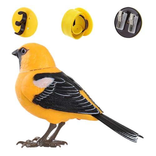 Lpsdssre Sprechender Vogel,Elektronisches Vogelspielzeug | Niedliches Realistisches Tier Interaktives Sensorikspiel Für Schreibtisch Deko Raum Wartebereich von Lpsdssre
