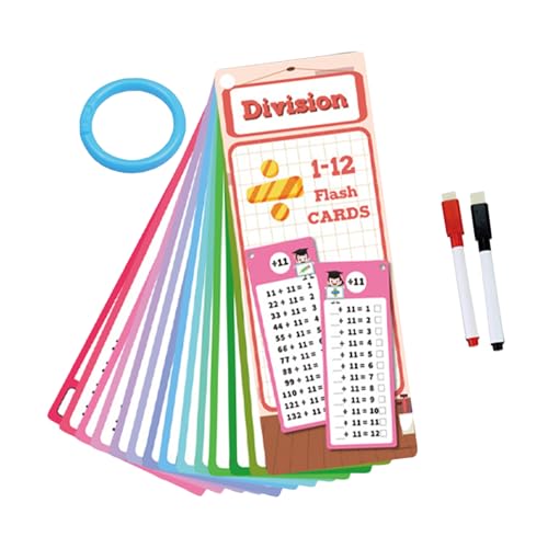 Multiplikations-Lernkarten, einfaches Auswendiglernen, interaktives Lernspiel, einfach zu bedienen, Premium-Qualität, effiziente Überarbeitung, 8 x 7 cm, für Kinder, und Mädchen von Lpsdssre