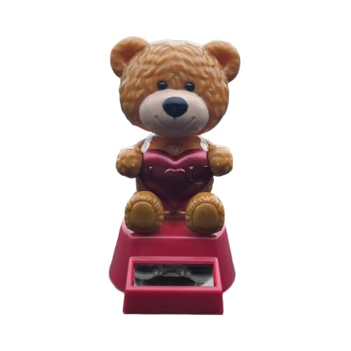 Solar Powered Love Bear Bobblehead Puppe, Solarbärenauto -Spielzeug, Tier Dashboardspielzeug, Kompakt, Leicht Zu Platzieren, 11 X 5 cm/4,33 X 1,97 Zoll Für Auto -Home Solar Powered Love Bear Bobblehead Puppe, Solarbärenauto -Spielzeug, Tier Dashboardspielzeug, Kompakt, Leicht Zu Platzieren, 11 X 5 cm/4,33 X 1,97 Zoll Für Auto -Home von Lpsdssre