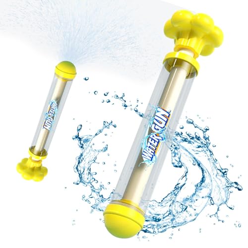 Squirt-Spielzeug, Sommer-Wasser-Soaker, Hinterhof-Poolspielzeug, Leicht Zu Greifen, Mehrzweck, 27x7 Cm/10,63 X 2,76 Zoll, Blau, Rosa, Lila, Gelb, Für Sommergenuss Squirt-Spielzeug, Sommer-Wasser-Soaker, Hinterhof-Poolspielzeug, Leicht Zu Greifen, Mehrzweck, 27x7 Cm/10,63 X 2,76 Zoll, Blau, Rosa, Lila, Gelb, Für Sommergenuss von Lpsdssre
