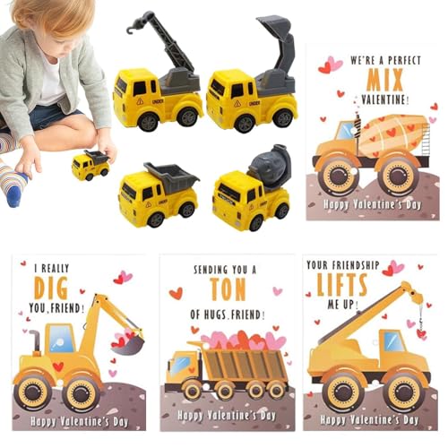 Valentinstagskarten Kinder, Austauschkarten im Klassenzimmer, Kinder Valentines Geschenke vier einzigartige Fahrzeugspielzeug, sichere und kinderfreundliche Bauchmuskeln für Kindertagesstamme und Kind Valentinstagskarten Kinder, Austauschkarten im Klassenzimmer, Kinder Valentines Geschenke vier einzigartige Fahrzeugspielzeug, sichere und kinderfreundliche Bauchmuskeln für Kindertagesstamme und Kind von Lpsdssre