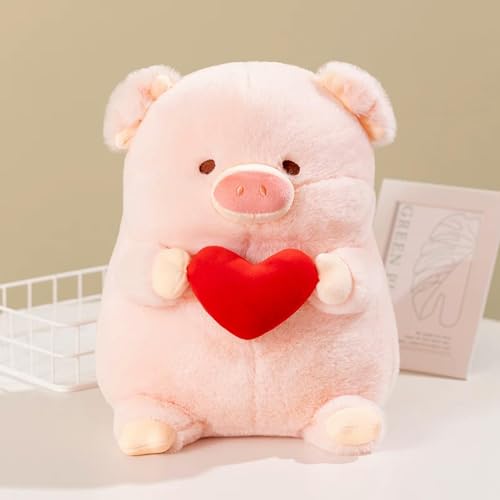 LsnDxg Kawaii Schwein mit Liebe Plüschtier Karikatur Plüschpuppe Kinder Spielzeug Mädchen Geburtstagsgeschenk 20cm 1 von LsnDxg