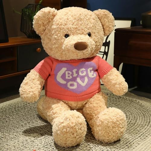 LsnDxg Niedlicher Teddybär Plüschtier Kawaii Bär Plüschkissen Plüschtier Kinder Geburtstagsgeschenk 80cm 3 von LsnDxg