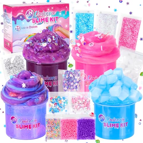 Ltteaoy 4er Pack Kinder Schleim Set,Fluffy Slime mit 11 Zubehörteilen,4X100ML Bunter Schleim für Mädchen und Jungen,Kreatives DIY Set für Geburtstags Ltteaoy 4er Pack Kinder Schleim Set,Fluffy Slime mit 11 Zubehörteilen,4X100ML Bunter Schleim für Mädchen und Jungen,Kreatives DIY Set für Geburtstags von Ltteaoy
