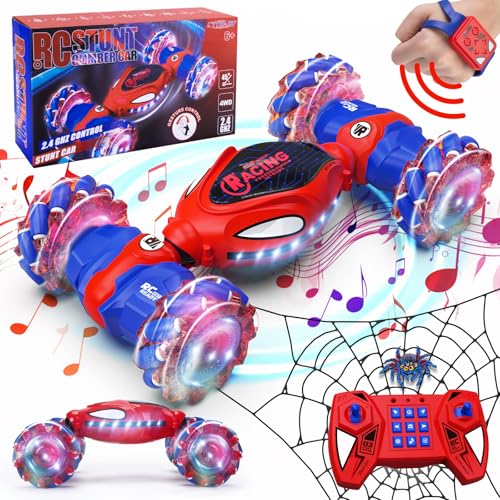 Ltteaoy Ferngesteuertes Auto ab 6-12 Jahre,Spider Spielzeug ab 6 7 8 9 10 11 12 Jahre Junge Geschenk Mädchen Junge Kinder RC Auto Drift Car Kinderspielzeug ab 6-12 Jahre Outdoor Spielzeug von Ltteaoy