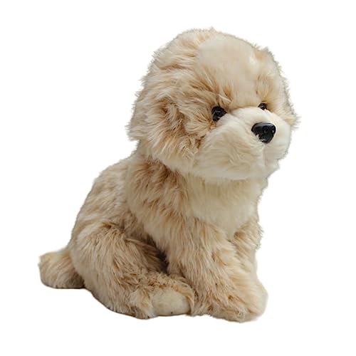 LuLezon Shih Tzu realistisches Plüschtier, brauner Pudel, Welpe, Hund, Plüschtier, Heimdekoration, Geschenk für Mädchen und Jungen LuLezon Shih Tzu realistisches Plüschtier, brauner Pudel, Welpe, Hund, Plüschtier, Heimdekoration, Geschenk für Mädchen und Jungen von LuLezon