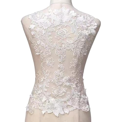 Bestickte Applikation, DIY-Bastelarbeiten, Spitzenband, 3D Blume, Perlen, Pailletten, Spitzenapplikation, Nähen, Braut, Hochzeit von LuMOUzhou