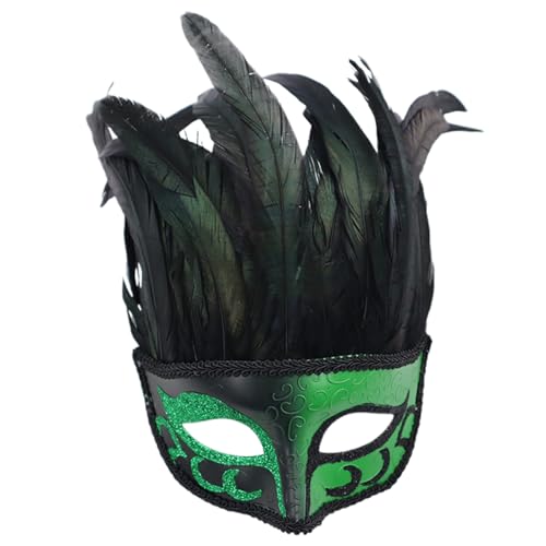 Luadnysin Maske Fasching Venezianische Masken Halloween Woman Damen Weiß Weiße Herren Maskenball Faschingsmasken Maskerade Im Zwielicht Venezianisches Kostüm Masquerade Raben von Luadnysin