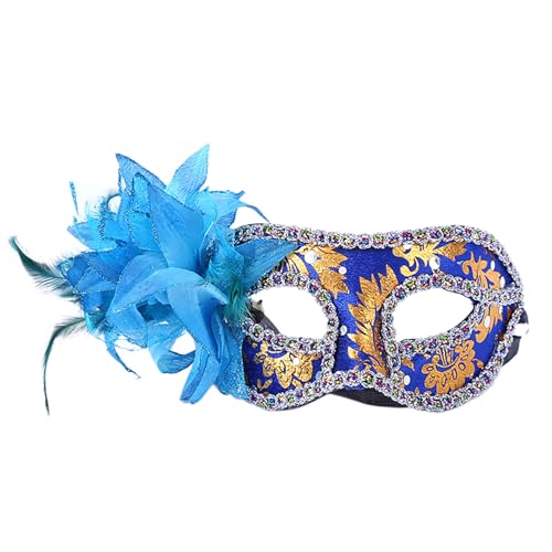Luadnysin Maske Gesicht Verkleidung Maskenball Damen Ballmaske Augenmaske Halloween Für Hexenmaske Masken Kostüm Venezianische Woman Schwarz Weiß Fasching White Mask von Luadnysin