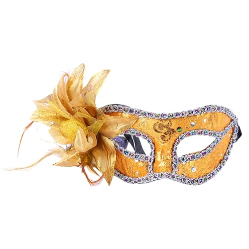 Luadnysin Masken Kostüm Venezianische Maske Venezianisch Für Maskenball Halloween Woman Fasching Karneval Damen Augenmaske Venedig Venetian Mask Venezianisches Frau Alte von Luadnysin