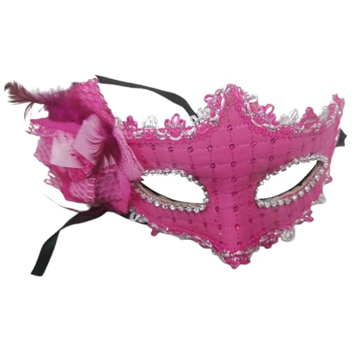 Luadnysin Maskenball Damen Venezianische Maske Halloween Woman Für Schwarz Ballmaske Masken Masquerade Mask Venedig Ball Weiß Schwarze Kostüm Therian Raben von Luadnysin