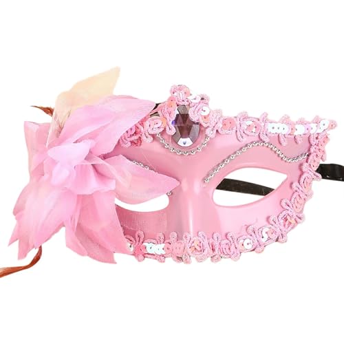 Luadnysin Maskenball Venezianische Masken Hexenmaske Ball Maske Halloween Für Damen Gesicht Verkleidung Weiße Woman Karneval Schwarz Fledermaus von Luadnysin