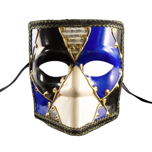 Luadnysin Masquerade Maske Fasching Halloween Masken Damen Kostüm Ball Venezianische Gesicht Verkleidung Maskenball Therian Mask Ballmaske Schwarz Fledermaus von Luadnysin