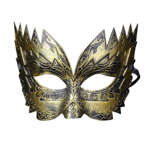 Luadnysin Venezianische Maske Herren Damen Masken Für Maskenball Kostüm Karneval Halloween Gesicht Verkleidung Venezianisch Fasching Schwarz Venetian Mask Frau Spitze von Luadnysin
