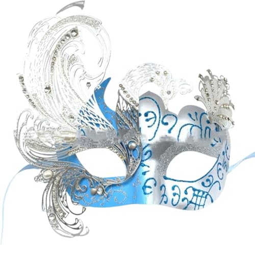 Luadnysin Venezianische Maske Masken Augenmaske Halloween Maskerade Im Zwielicht Hexenmaske Karneval Faschingsmasken Masquerade Mask Woman Gesicht Verkleidung Für Maskenball Venezianisch Damen Raben von Luadnysin