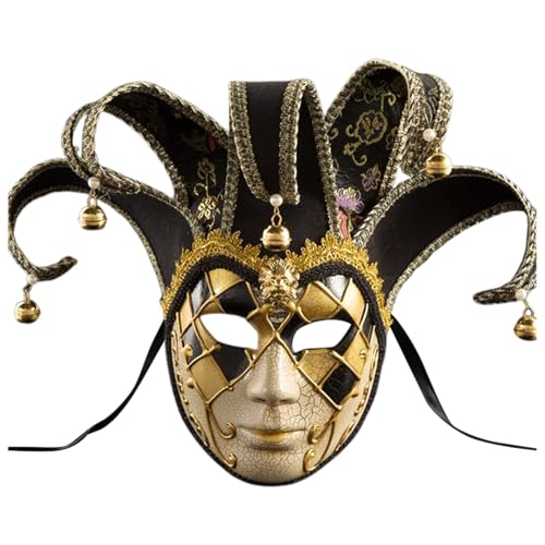 Luadnysin Venezianische Maske Maskenball Augenmaske Halloween Für Kostüm Masken Damen Masquerade Mask Venezianische-Masken Herren Karneval Gesicht Fasching Luadnysin Venezianische Maske Maskenball Augenmaske Halloween Für Kostüm Masken Damen Masquerade Mask Venezianische-Masken Herren Karneval Gesicht Fasching von Luadnysin