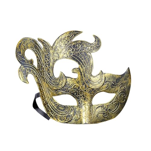 Luadnysin Venezianische Masken Maske Gesicht Verkleidung Ball Für Maskenball Karneval Therian Mask Damen Venedig Halloween Weiß Venezianisches Kostüm Masquerade Fasching von Luadnysin