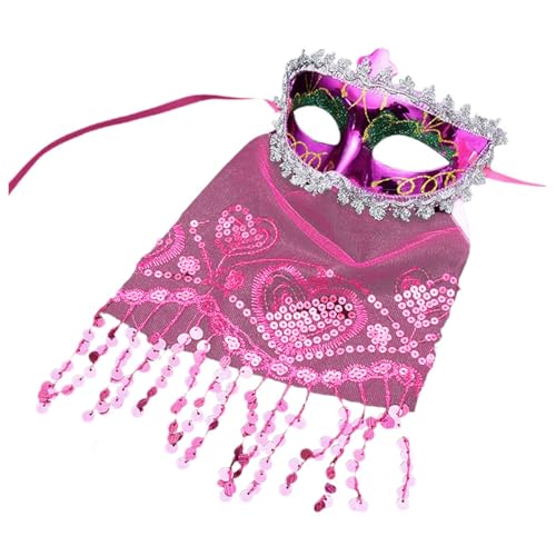 Luadnysin Venezianische Masken Maske Herren Halloween Damen Für Maskenball Karneval Maskerade Im Zwielicht Ball Kostüm Weiße Masquerade Faschingsmasken Fasching Frauen Schwarze von Luadnysin