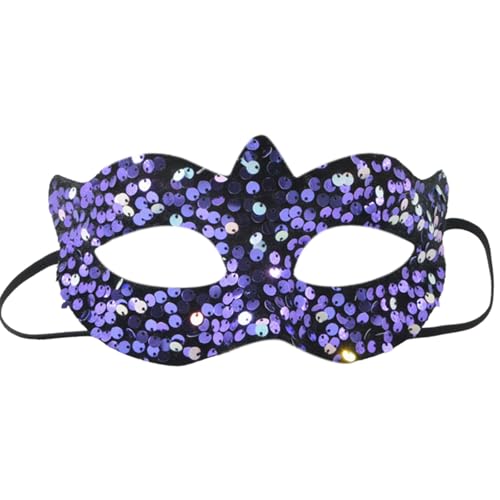 Luadnysin Venezianische Masken Maskenball Maske Halloween Karneval Hexenmaske Fasching Weiße Herren Venezianische-Masken Frau Venedig Ballmaske Masquerade Augenmaske Damen Schwarz von Luadnysin