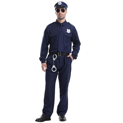 Luadnysin sträfling kostüm,sträfling kostüm herren,häftling herren,polizei,polizei damen,gefängnis orange,xxl,erwachsene von Luadnysin