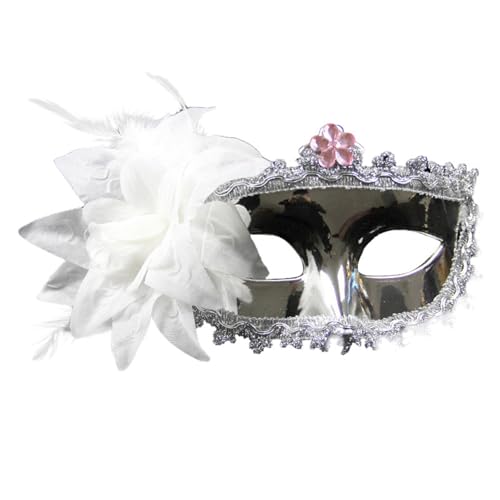 Masken Kostüm Venezianische Venezianische-Masken Karneval Maske Faschingsmasken Für Maskenball Venezianisch Fasching Masquerade Hexenmaske Ball Venedig Herren Mask Halloween Woman Damen Schwarz von Luadnysin