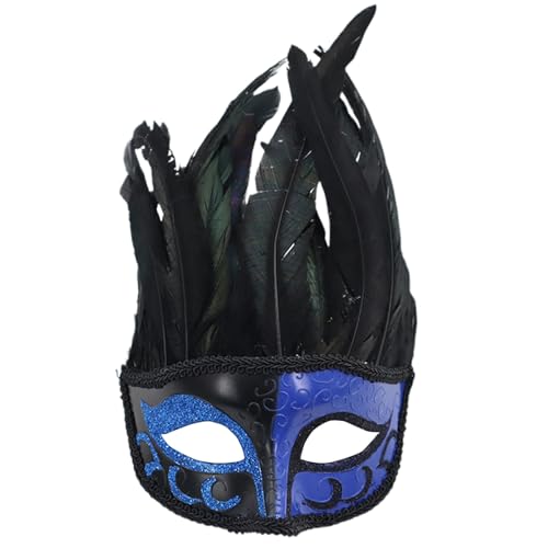 Masquerade Mask Maske Gesicht Verkleidung Venezianisch Ballmaske Maskenball Damen Schwarz Weiß Augenmaske Halloween Venezianische Masken Karneval Maskerade Im Zwielicht Schwarze Kostüm Herren Ball von Luadnysin
