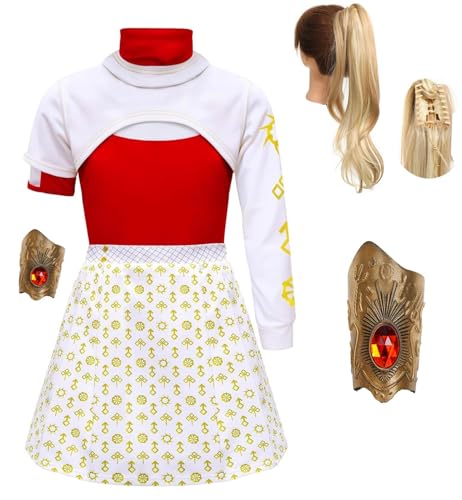 Luascxu Nova Zombies Cosplay Shirt Kleid Jacke Anzug mit Vampire Halloween Kostüm Cheerleader Skirt Dress Coat (Stil 3, Small) von Luascxu