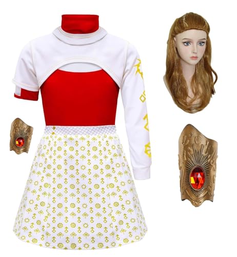 Luascxu Nova Zombies Cosplay Shirt Kleid Jacke Anzug mit Vampire Halloween Kostüm Cheerleader Skirt Dress Coat (Stil 4, X-Small) von Luascxu