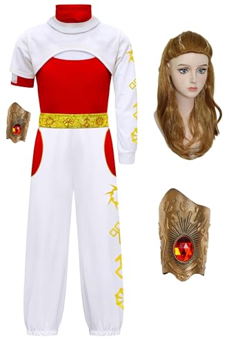 Luascxu Zombies Cosplay Nova Vampir Cheerleader Anzug Victor Addison Wells Nova Kostüm Kapuzenmantel für Halloween (Stil 4, X-Small) von Luascxu