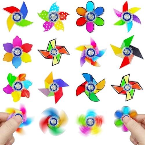 Lubibi 16 Stück Fidget Spinner Sensorisches Hand Zappelspielzeug, Neuheit & Bunte Windmühlen Spinner Schreibtisch Spielzeug,Sortiment Party Tasche Füller für Jungen Mädchen Erwachsene Lubibi 16 Stück Fidget Spinner Sensorisches Hand Zappelspielzeug, Neuheit & Bunte Windmühlen Spinner Schreibtisch Spielzeug,Sortiment Party Tasche Füller für Jungen Mädchen Erwachsene von Lubibi