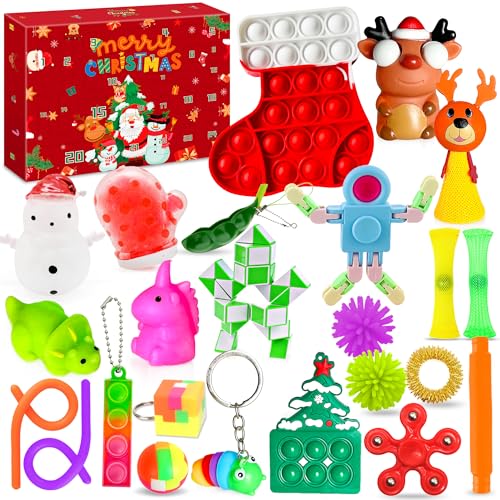 Lubibi Fidget Toys Adventskalender 2024 , Fidget Toys Weihnachten Countdown-Kalender mit 24 Stress Relief Spielzeug für Stressabbau, Weihnachten Geburtstag Geschenk für Jungen Mädchen Teens Lubibi Fidget Toys Adventskalender 2024 , Fidget Toys Weihnachten Countdown-Kalender mit 24 Stress Relief Spielzeug für Stressabbau, Weihnachten Geburtstag Geschenk für Jungen Mädchen Teens von Lubibi