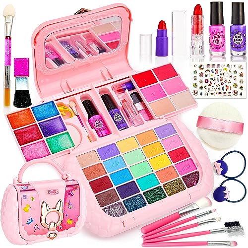 Lubibi Kinderschminke Set Mädchen,Schminkkoffer Mädchen Spielzeug,Waschbar Schminke Kinder,Mädchen Make up Set,Rollenspiel Spielzeug,Halloween Geburtstags Geschenke für Mädchen 4 5 6 7 8 9 10-12 Jahre Lubibi Kinderschminke Set Mädchen,Schminkkoffer Mädchen Spielzeug,Waschbar Schminke Kinder,Mädchen Make up Set,Rollenspiel Spielzeug,Halloween Geburtstags Geschenke für Mädchen 4 5 6 7 8 9 10-12 Jahre von Lubibi