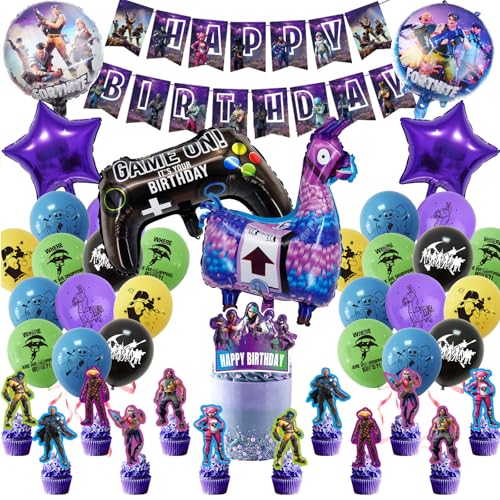 Luchild Luftballon Geburtstagsdeko Jungen- 40 Pcs Videospiel Girlande Geburtstag Deko Set mit Gamer Ballon Cake Toppers Birthday Banner Folienballon für Kindergeburtstag Party Supplies Deko Luchild Luftballon Geburtstagsdeko Jungen- 40 Pcs Videospiel Girlande Geburtstag Deko Set mit Gamer Ballon Cake Toppers Birthday Banner Folienballon für Kindergeburtstag Party Supplies Deko von Luchild