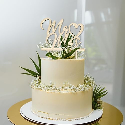 2 Stück Cake Topper Hochzeit Holz Tortendeko Hochzeit, Mr Mrs Deko Hochzeit Mr und Mrs Tortenstecker, Hochzeitstorte Topper Kuchen Deko Hochzeit Party 2 Stück Cake Topper Hochzeit Holz Tortendeko Hochzeit, Mr Mrs Deko Hochzeit Mr und Mrs Tortenstecker, Hochzeitstorte Topper Kuchen Deko Hochzeit Party von Luckeey