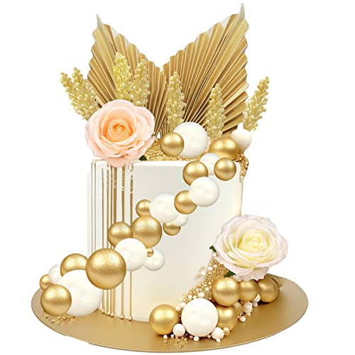 Luckeey 30 Stück Boho Tortendeko, Kuchen Dekoration Kugel Palmblätter Kuchendekoration Tortendeko Blumen, Tortenaufsatz für Hochzeit, Geburtstag, Babyparty Luckeey 30 Stück Boho Tortendeko, Kuchen Dekoration Kugel Palmblätter Kuchendekoration Tortendeko Blumen, Tortenaufsatz für Hochzeit, Geburtstag, Babyparty von Luckeey