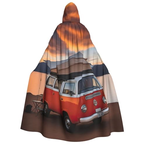 Luckily&Day Camping-Druck, Halloween-Kostüm, Kapuzenumhang für Erwachsene, Cosplay, Zauberer, Hexe, Wikinger, Robe, Umhang Luckily&Day Camping-Druck, Halloween-Kostüm, Kapuzenumhang für Erwachsene, Cosplay, Zauberer, Hexe, Wikinger, Robe, Umhang von Luckily&Day