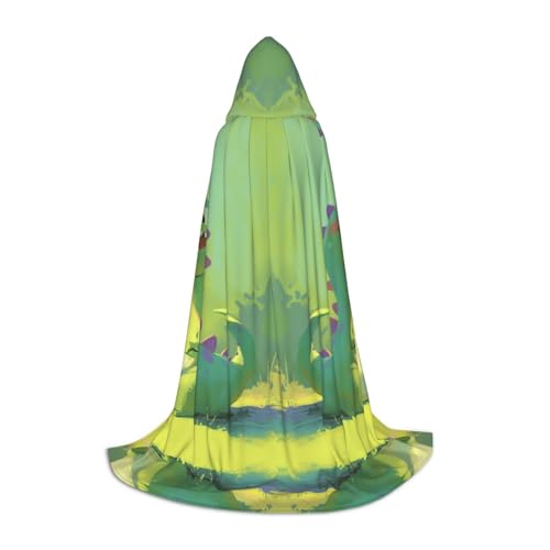 Luckily&Day Cartoon-Dinosaurier-Druck, Halloween-Kostüm, Kapuzenumhang für Männer und Frauen, Party, Cosplay, Zauberer, Hexe, Wikinger, Robe Luckily&Day Cartoon-Dinosaurier-Druck, Halloween-Kostüm, Kapuzenumhang für Männer und Frauen, Party, Cosplay, Zauberer, Hexe, Wikinger, Robe von Luckily&Day