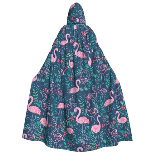 Luckily&Day Halloween-Kostüm mit Blumenmuster und Schwanen-Druck, Umhang mit Kapuze, Umhang für Erwachsene, Cosplay, Zauberer, Hexe, Wikinger, Robe, Umhang Luckily&Day Halloween-Kostüm mit Blumenmuster und Schwanen-Druck, Umhang mit Kapuze, Umhang für Erwachsene, Cosplay, Zauberer, Hexe, Wikinger, Robe, Umhang von Luckily&Day