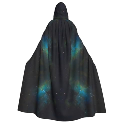 Luckily&Day Halloween-Kostüm mit Kapuze, Galaxie-Motiv, für Erwachsene, Cosplay, Zauberer, Hexe, Wikinger, Gewand, Umhang Luckily&Day Halloween-Kostüm mit Kapuze, Galaxie-Motiv, für Erwachsene, Cosplay, Zauberer, Hexe, Wikinger, Gewand, Umhang von Luckily&Day