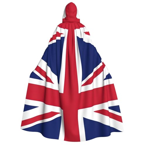 Luckily&Day Halloween-Kostüm mit UK-Flagge, Umhang mit Kapuze, Umhang für Erwachsene, Cosplay, Zauberer, Hexe, Wikinger, Robe, Umhang Luckily&Day Halloween-Kostüm mit UK-Flagge, Umhang mit Kapuze, Umhang für Erwachsene, Cosplay, Zauberer, Hexe, Wikinger, Robe, Umhang von Luckily&Day