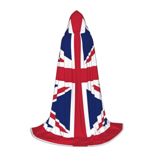 Luckily&Day Halloween-Kostüm mit UK-Flagge, Umhang mit Kapuze, Umhang für Männer und Frauen, Party, Cosplay, Zauberer, Hexe, Wikinger, Robe Luckily&Day Halloween-Kostüm mit UK-Flagge, Umhang mit Kapuze, Umhang für Männer und Frauen, Party, Cosplay, Zauberer, Hexe, Wikinger, Robe von Luckily&Day