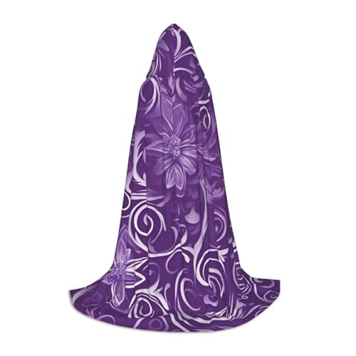 Luckily&Day Halloween-Kostüm mit floralen Wirbeln, Efeu-Druck, Umhang mit Kapuze, Umhang für Männer und Frauen, Party, Cosplay, Zauberer, Hexe, Wikinger, Robe Luckily&Day Halloween-Kostüm mit floralen Wirbeln, Efeu-Druck, Umhang mit Kapuze, Umhang für Männer und Frauen, Party, Cosplay, Zauberer, Hexe, Wikinger, Robe von Luckily&Day